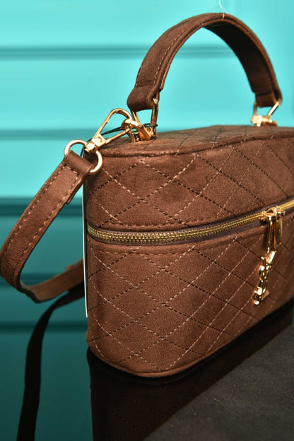 YS - Gaby Vanity Bag in Suede