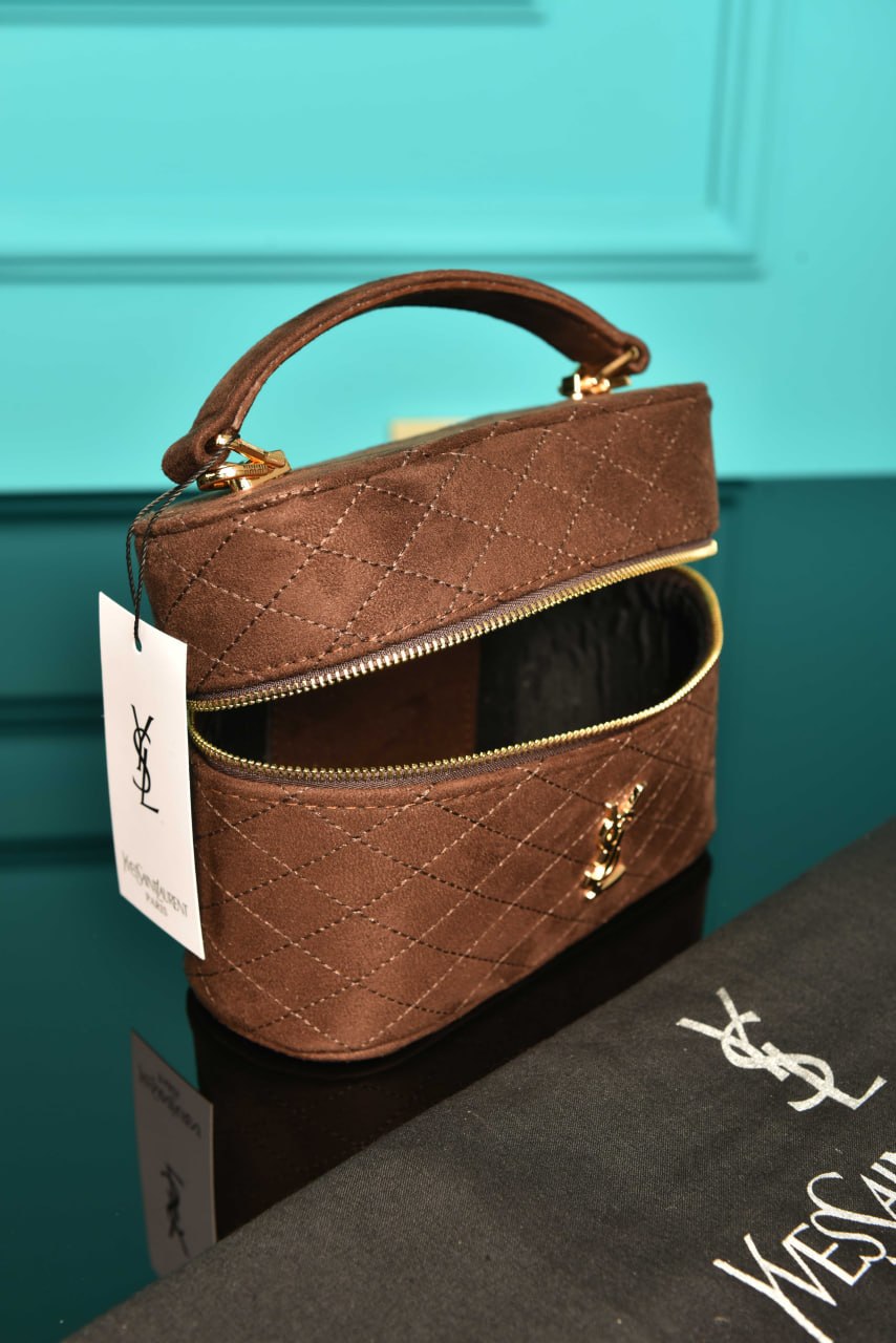 YS - Gaby Vanity Bag in Suede