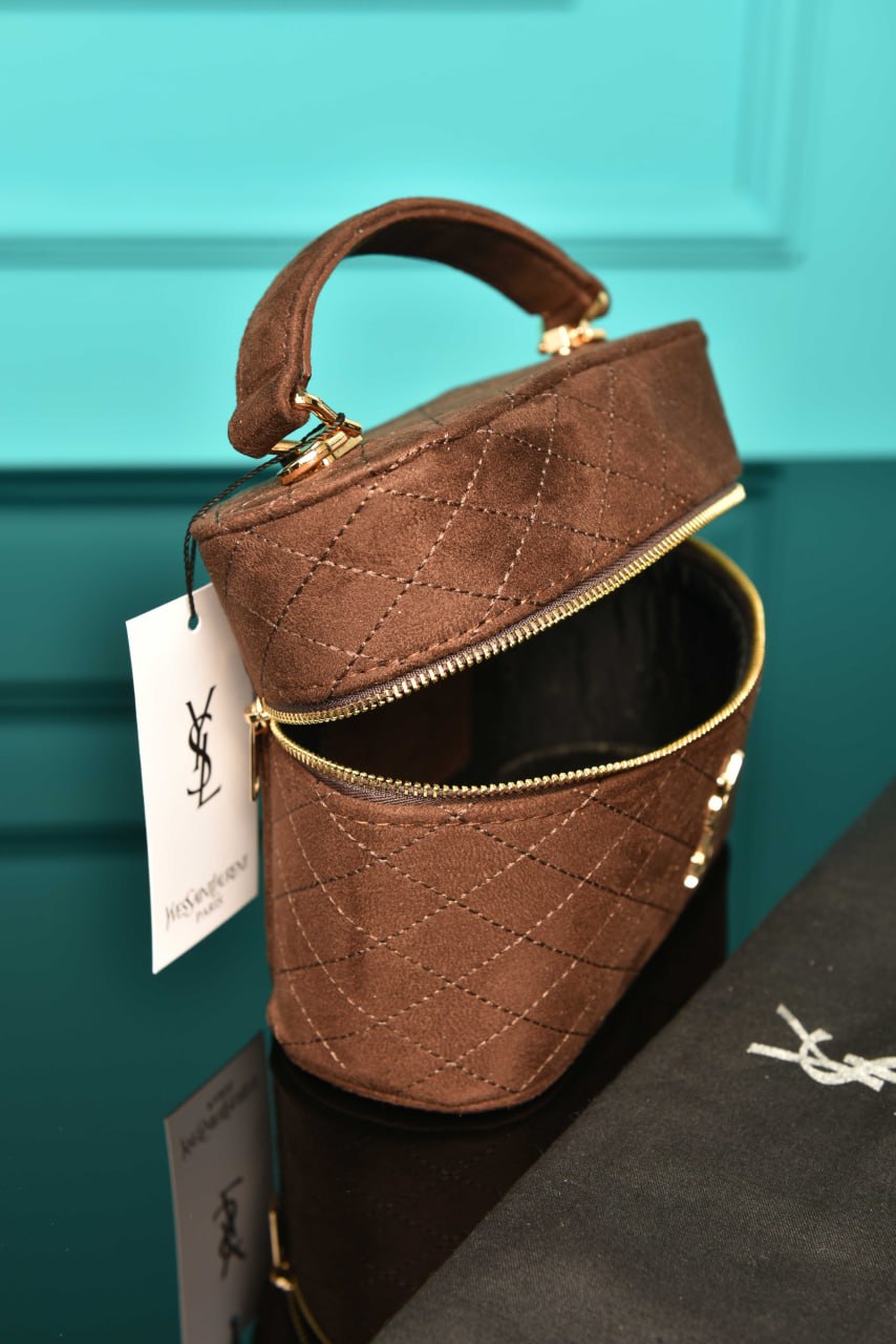 YS - Gaby Vanity Bag in Suede