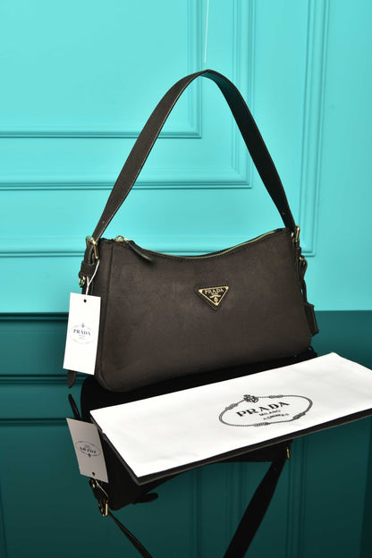 PR - Aimee Medium Leather Shoulder Bag in Suede