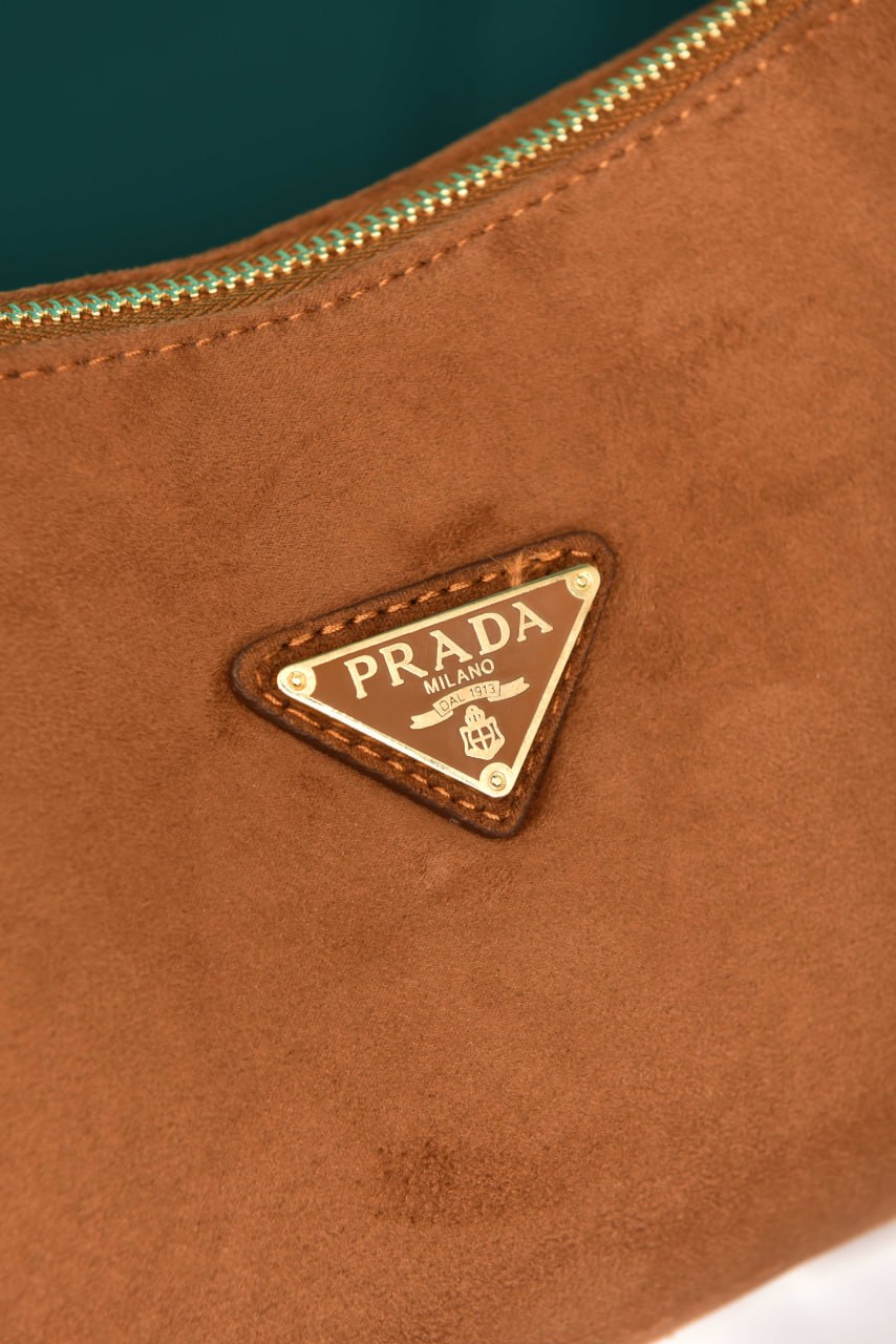 PR - Aimee Medium Leather Shoulder Bag in Suede