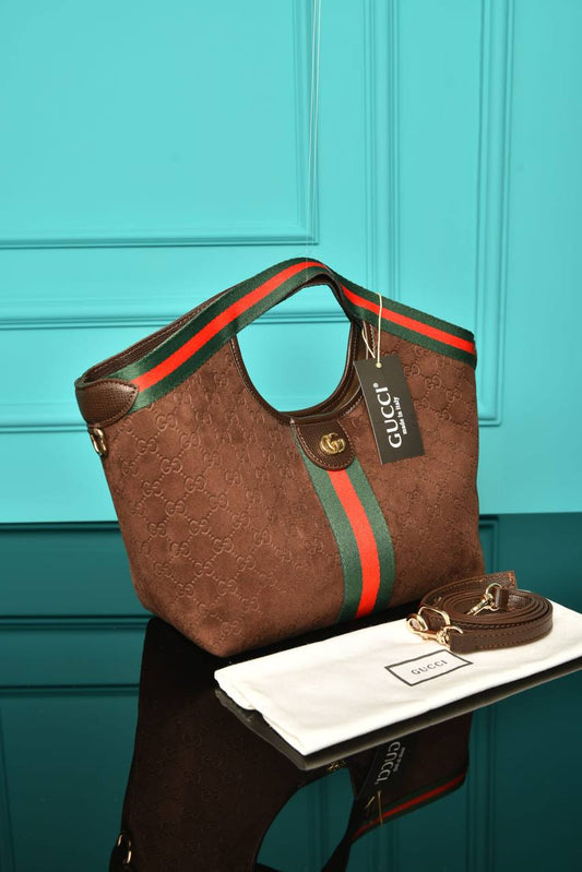 GCC - Giglio Small Tote Bag in Suede