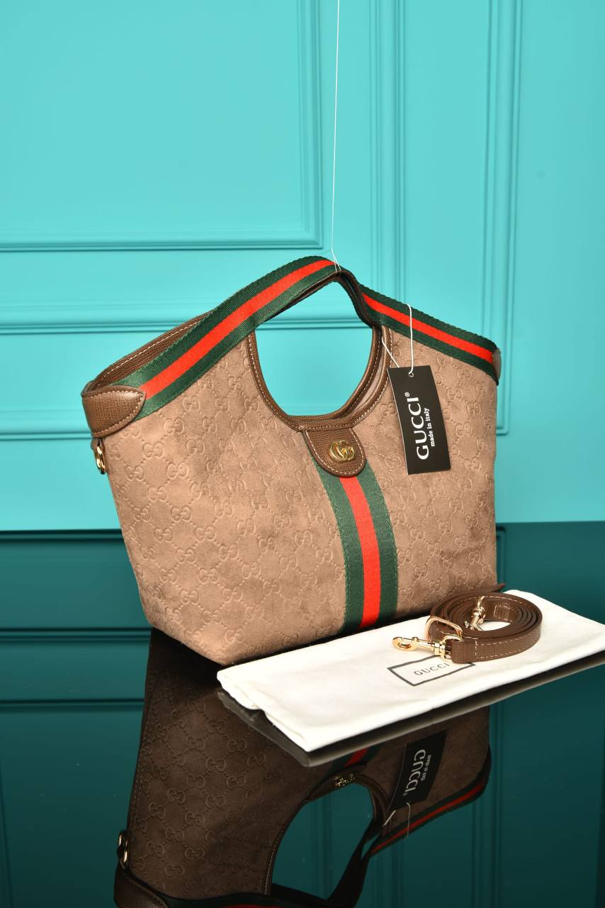 GCC - Giglio Small Tote Bag in Suede