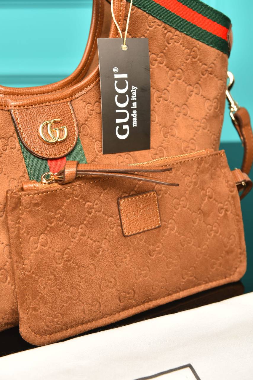GCC - Giglio Small Tote Bag in Suede
