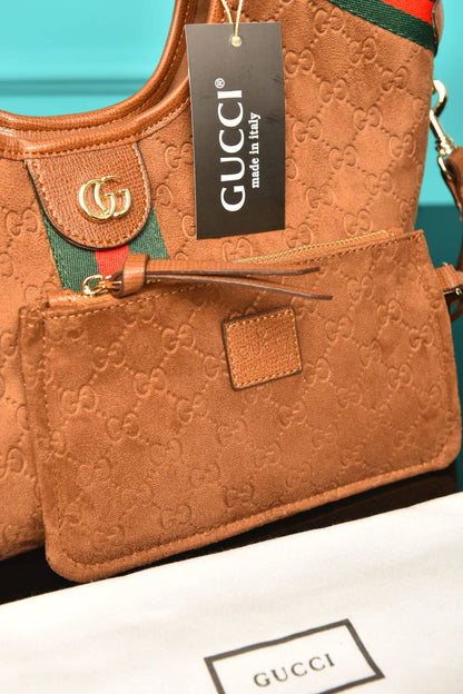 GCC - Giglio Small Tote Bag in Suede