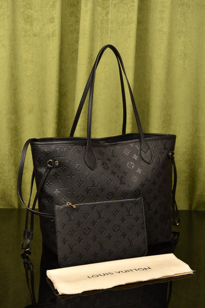 L - Neverfull Black Bag