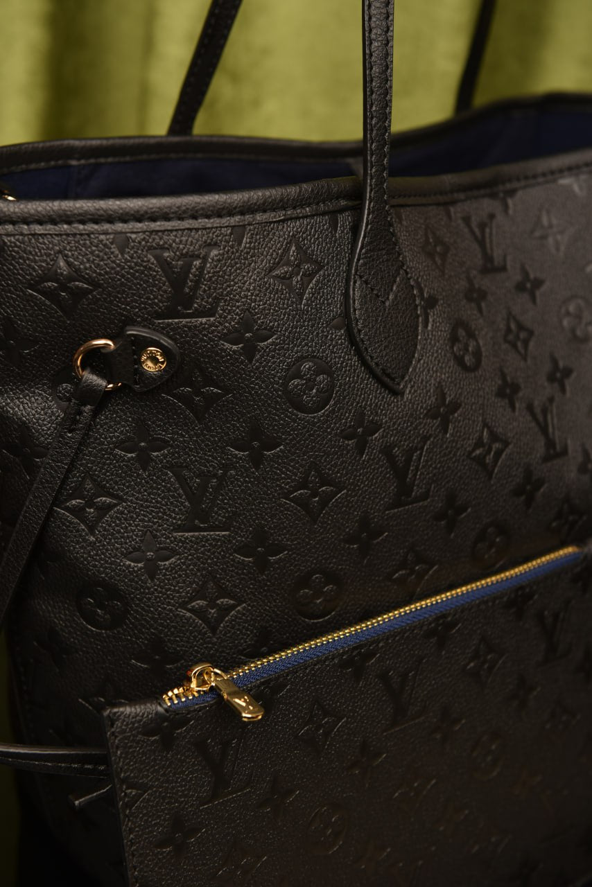 L - Neverfull Black Bag