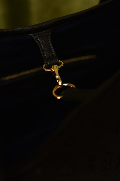 L - Neverfull Black Bag