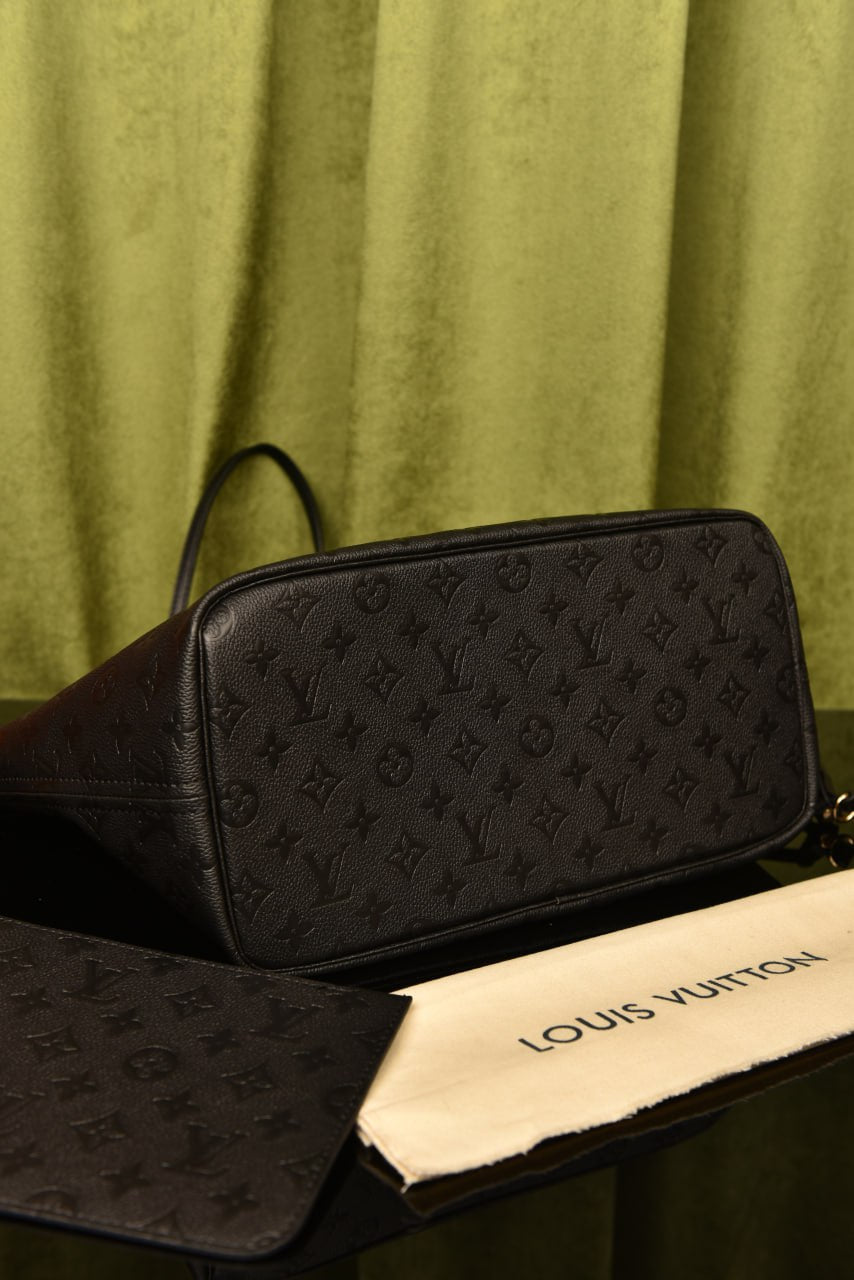 L - Neverfull Black Bag