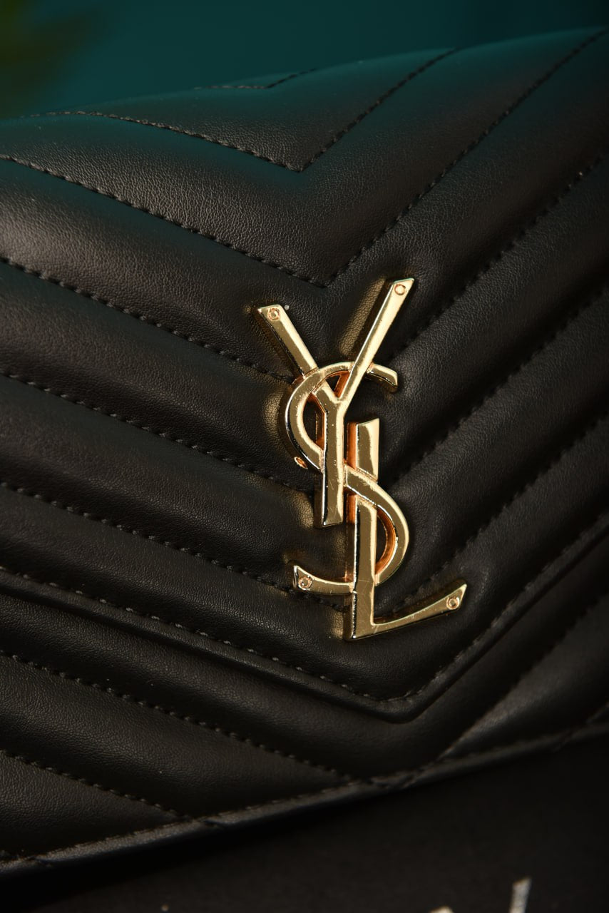 YS - Cassandre Leather Wallet on Chain