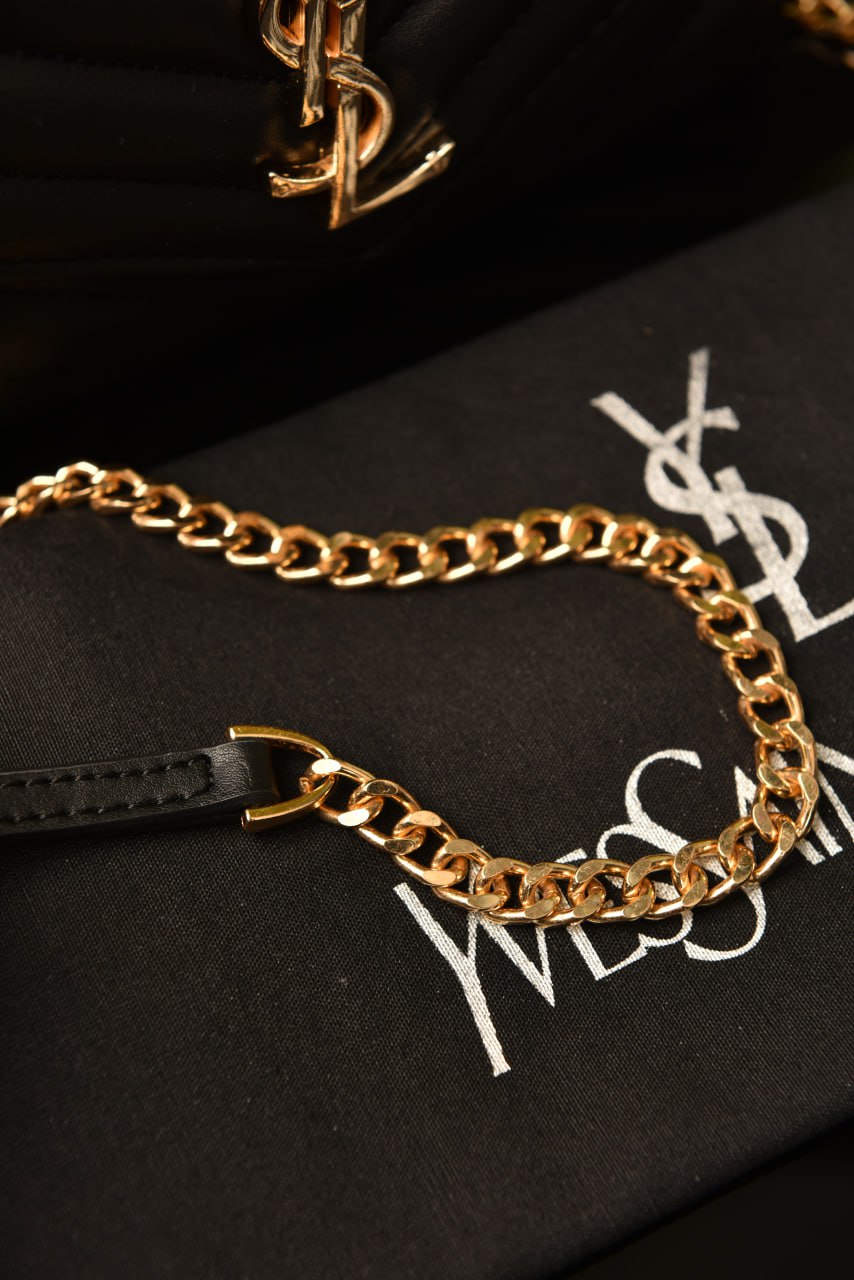 YS - Cassandre Leather Wallet on Chain
