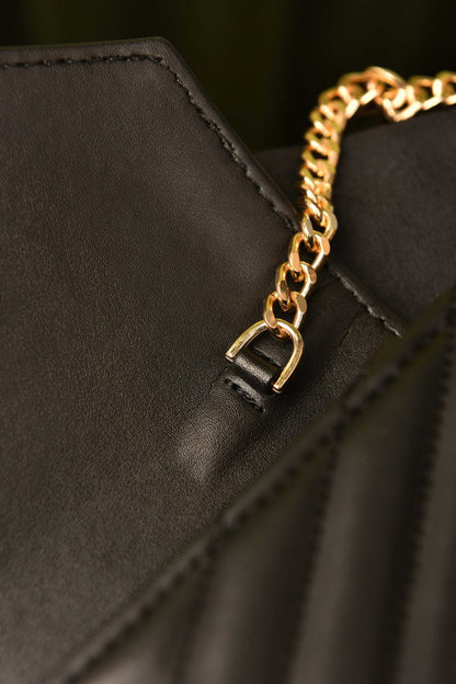YS - Cassandre Leather Wallet on Chain