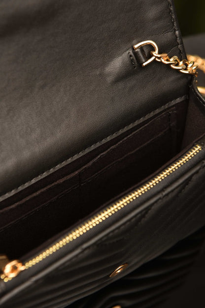 YS - Cassandre Leather Wallet on Chain