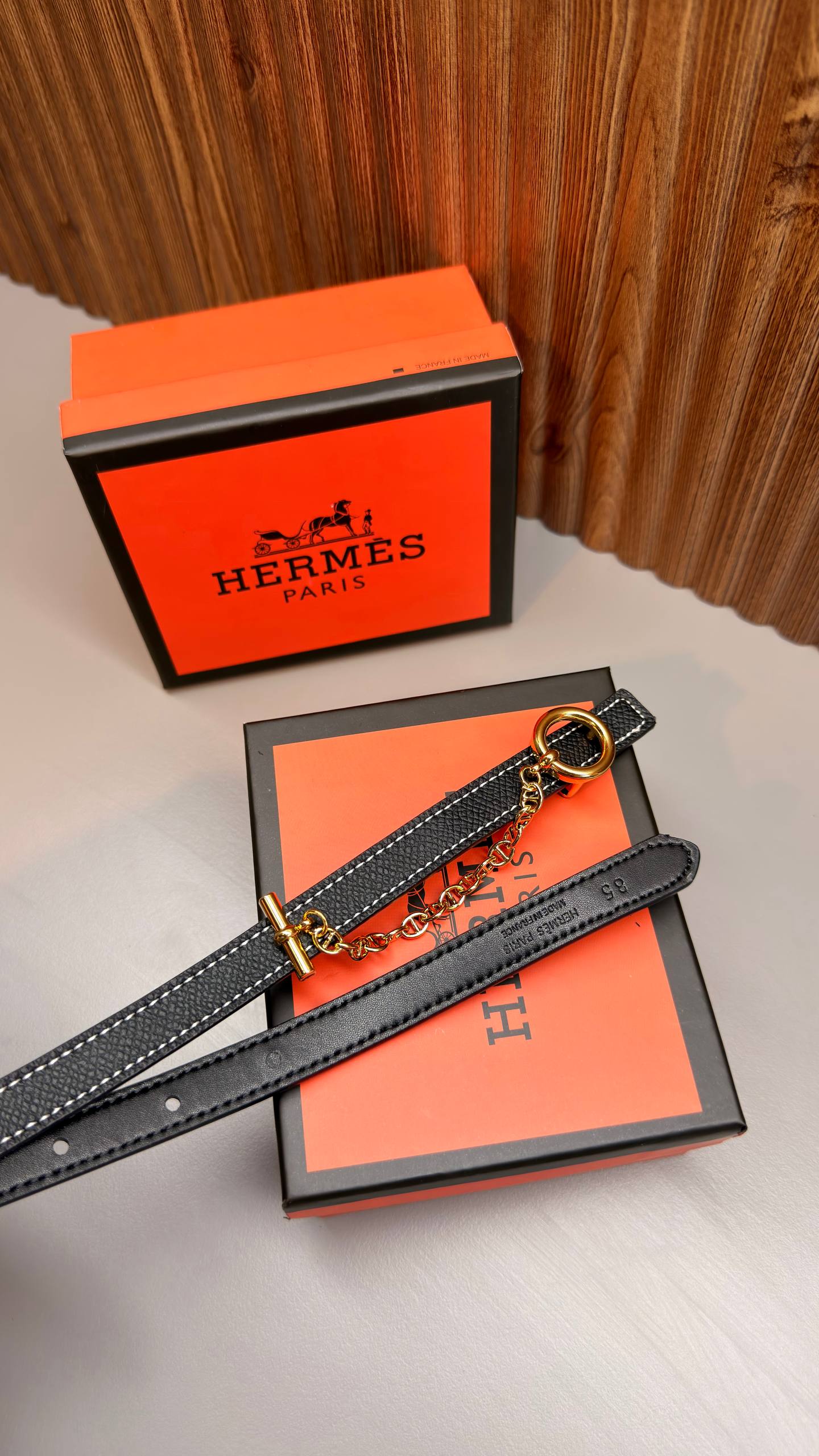 HM - Leather Imported Belt