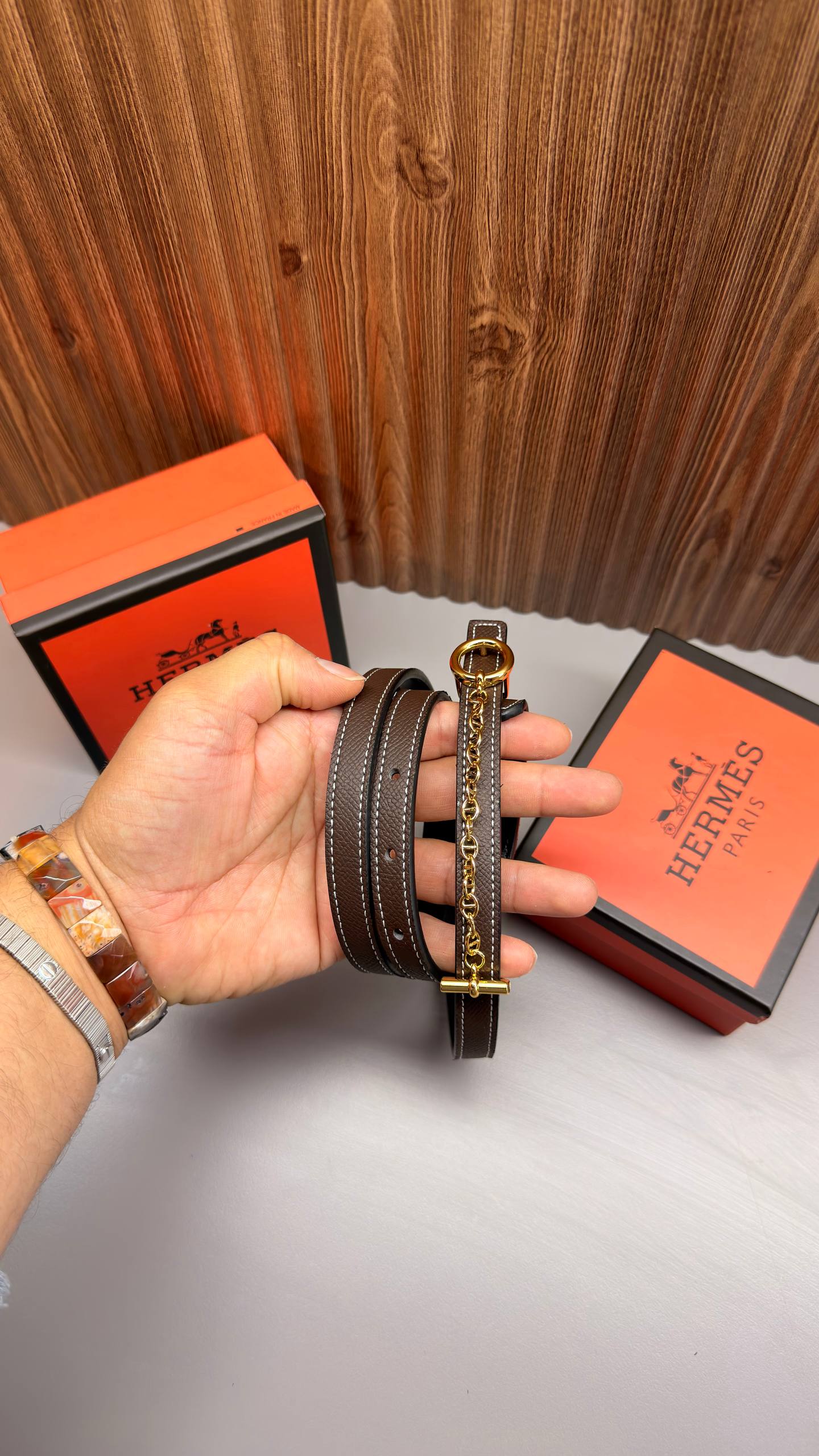 HM - Leather Imported Belt