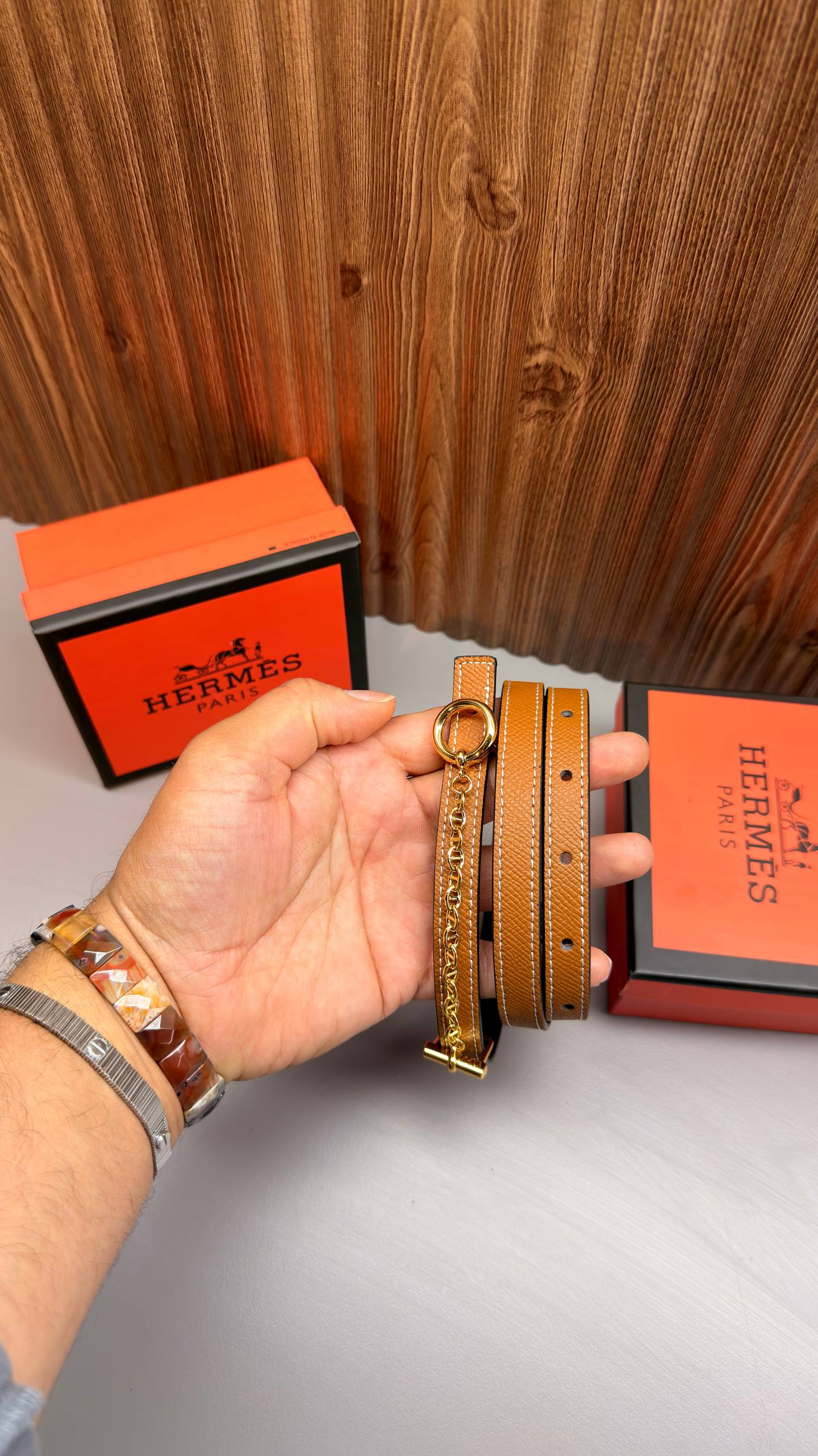 HM - Leather Imported Belt