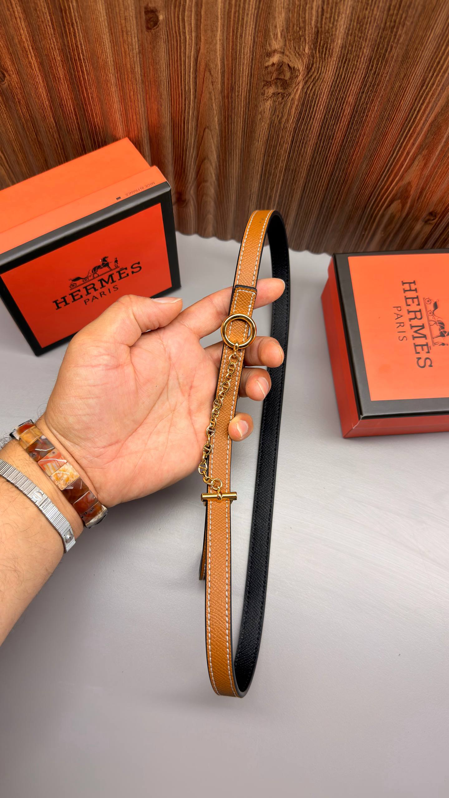 HM - Leather Imported Belt
