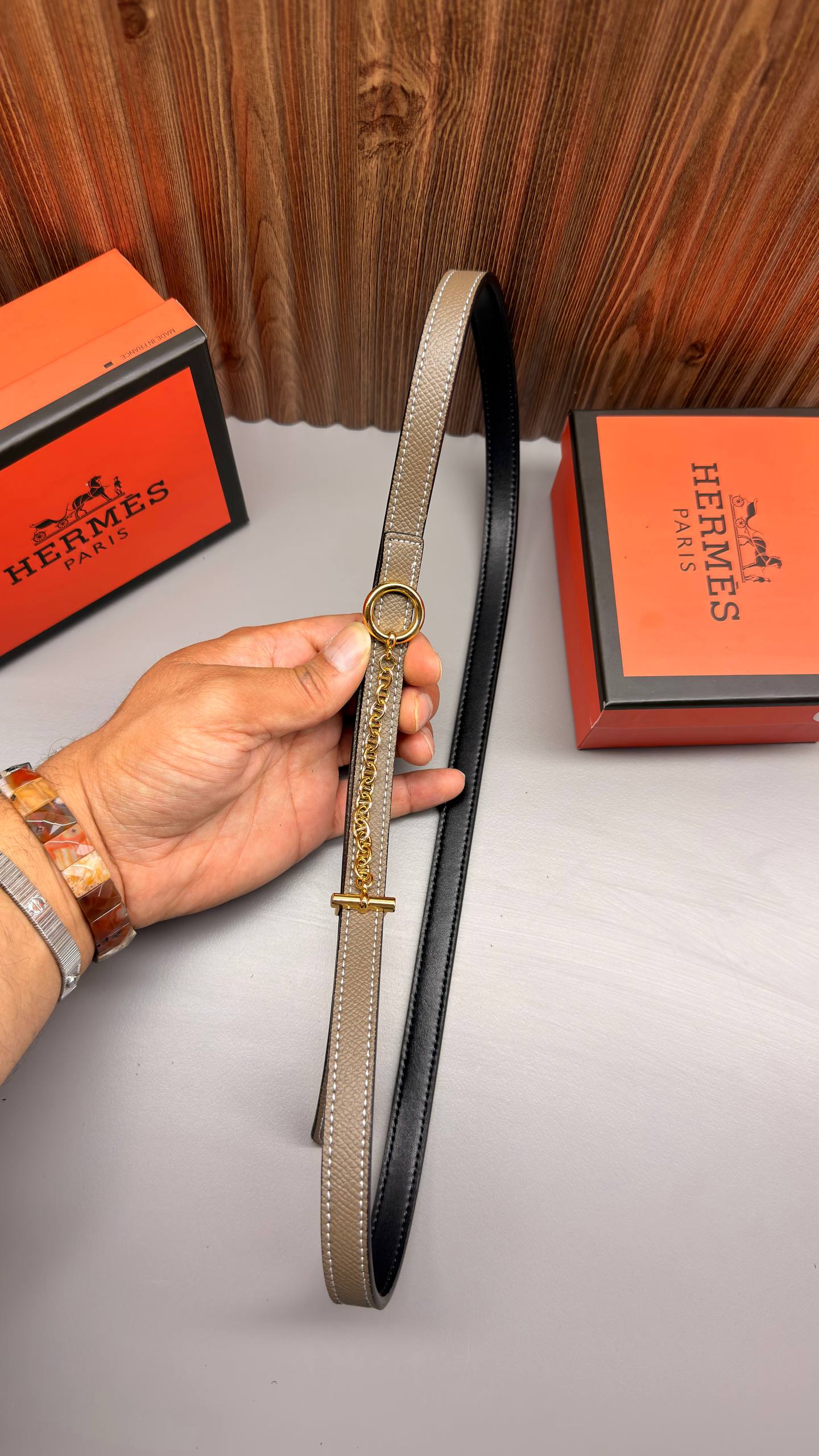 HM - Leather Imported Belt