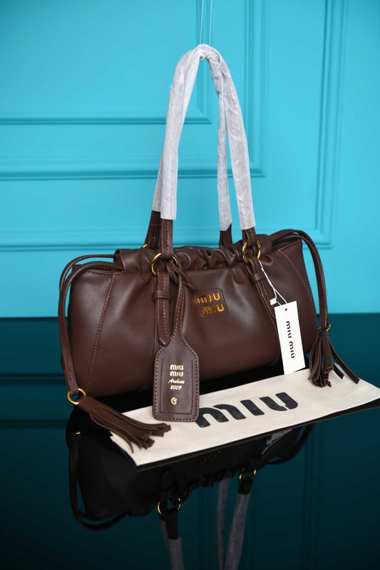 MM -  Joie Nappa Leather Shoulder Bag