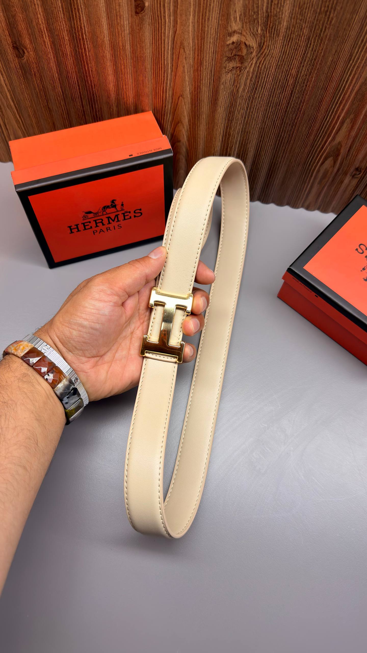 HM - Leather Imported Belt