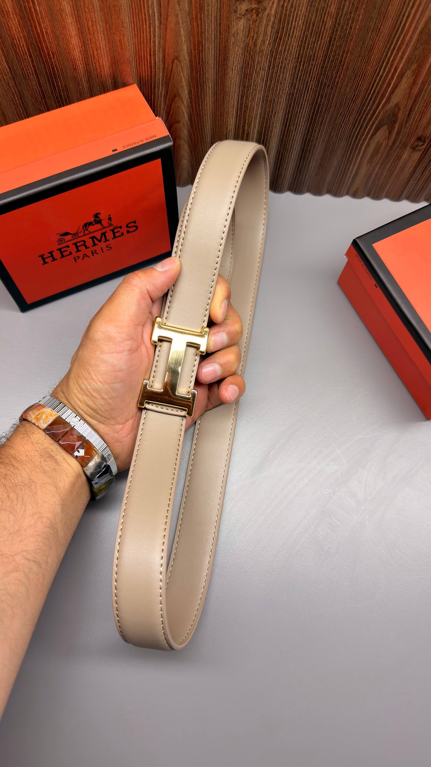 HM - Leather Imported Belt