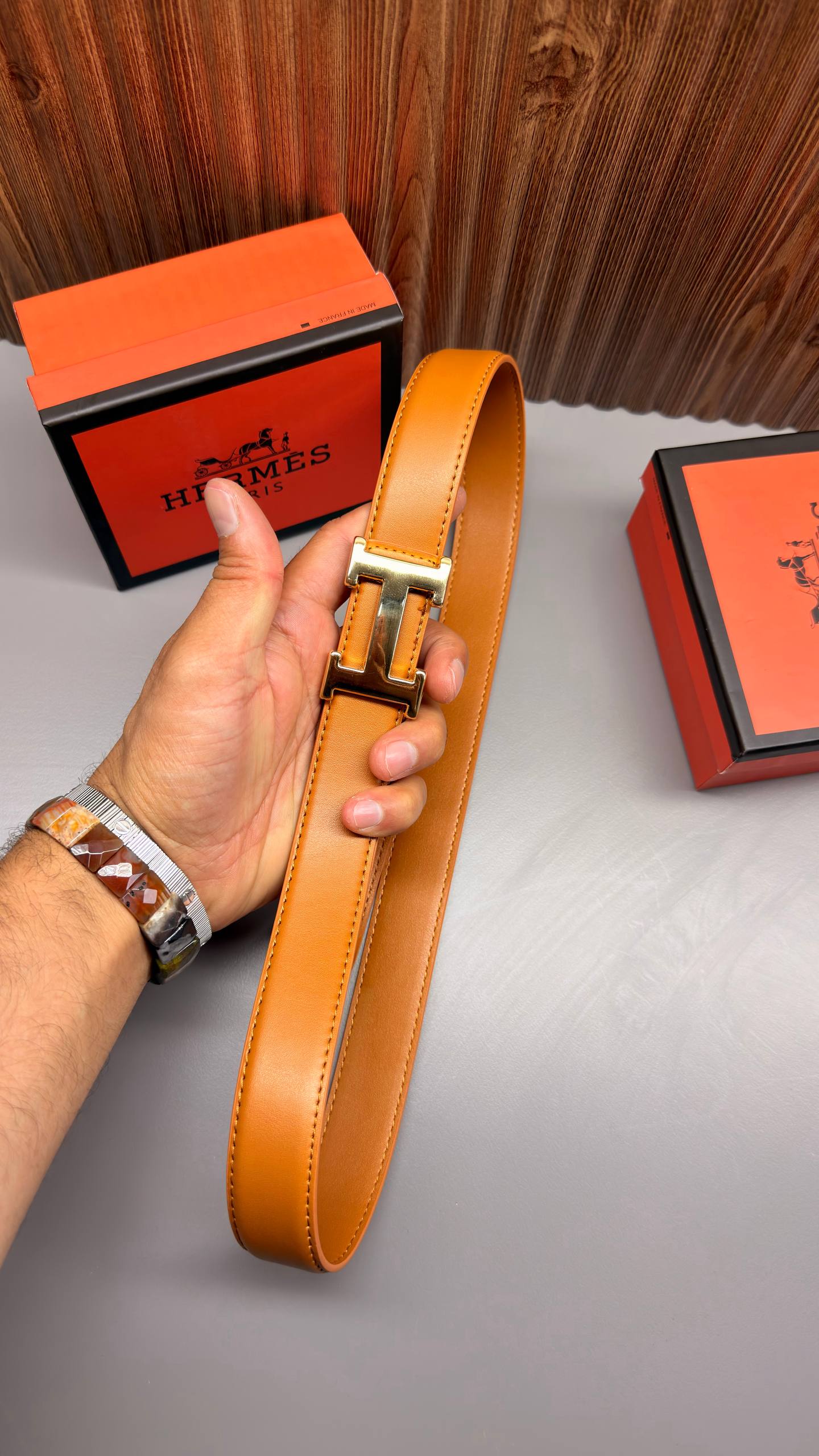 HM - Leather Imported Belt