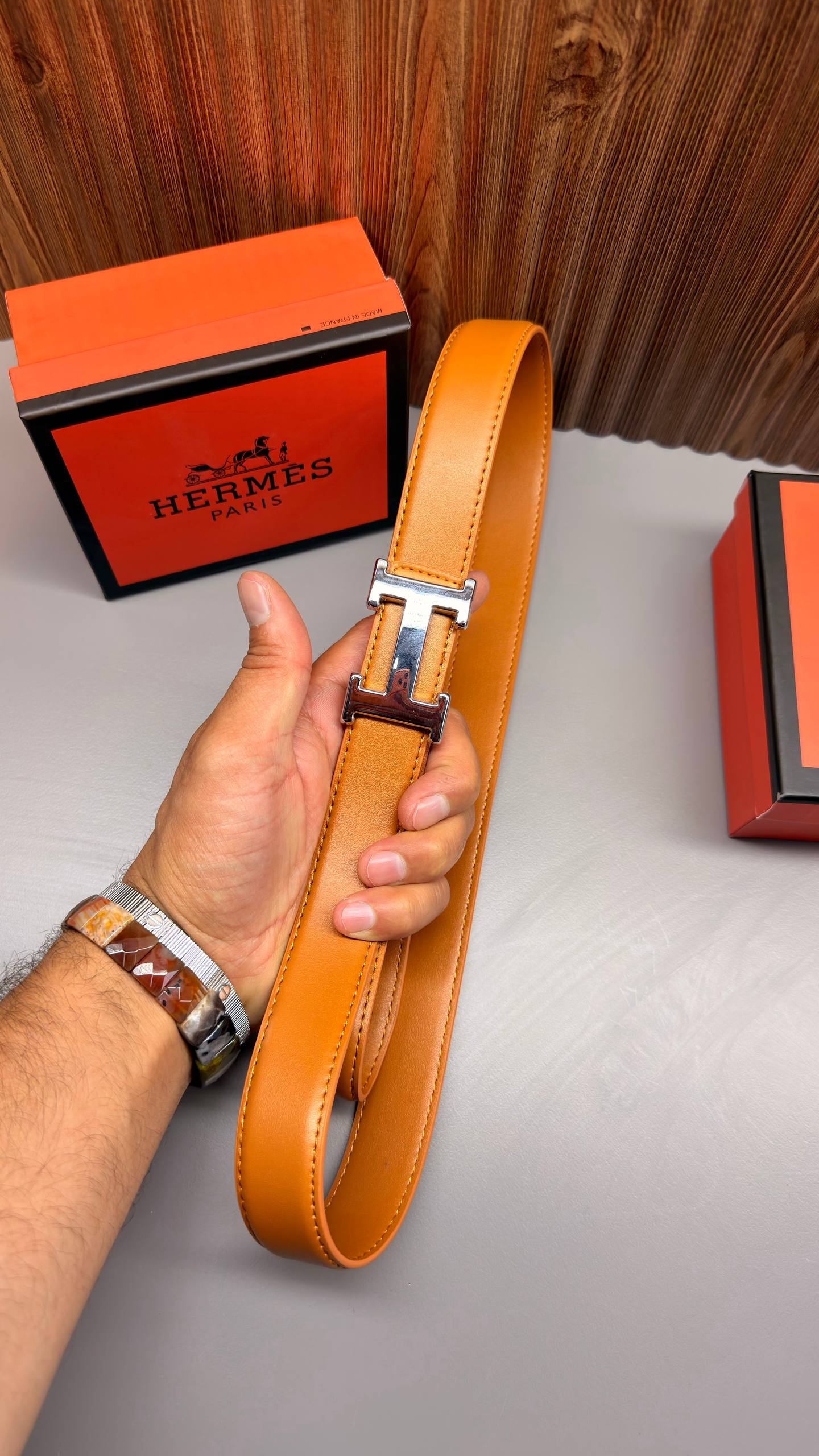 HM - Leather Imported Belt