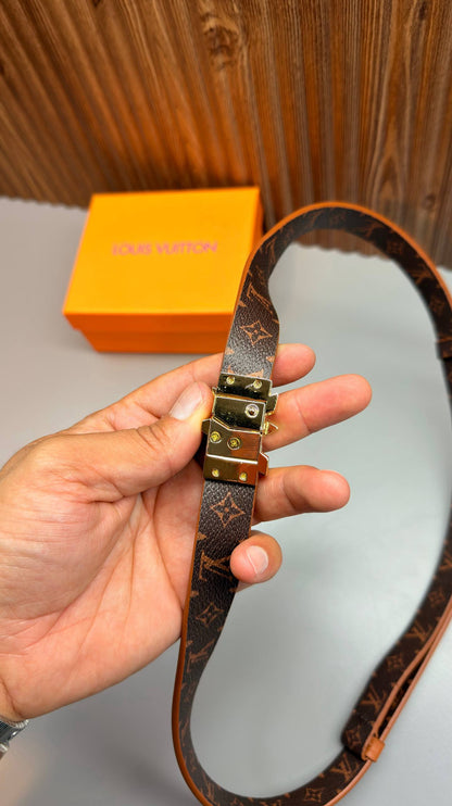 L - Leather Imported Belt