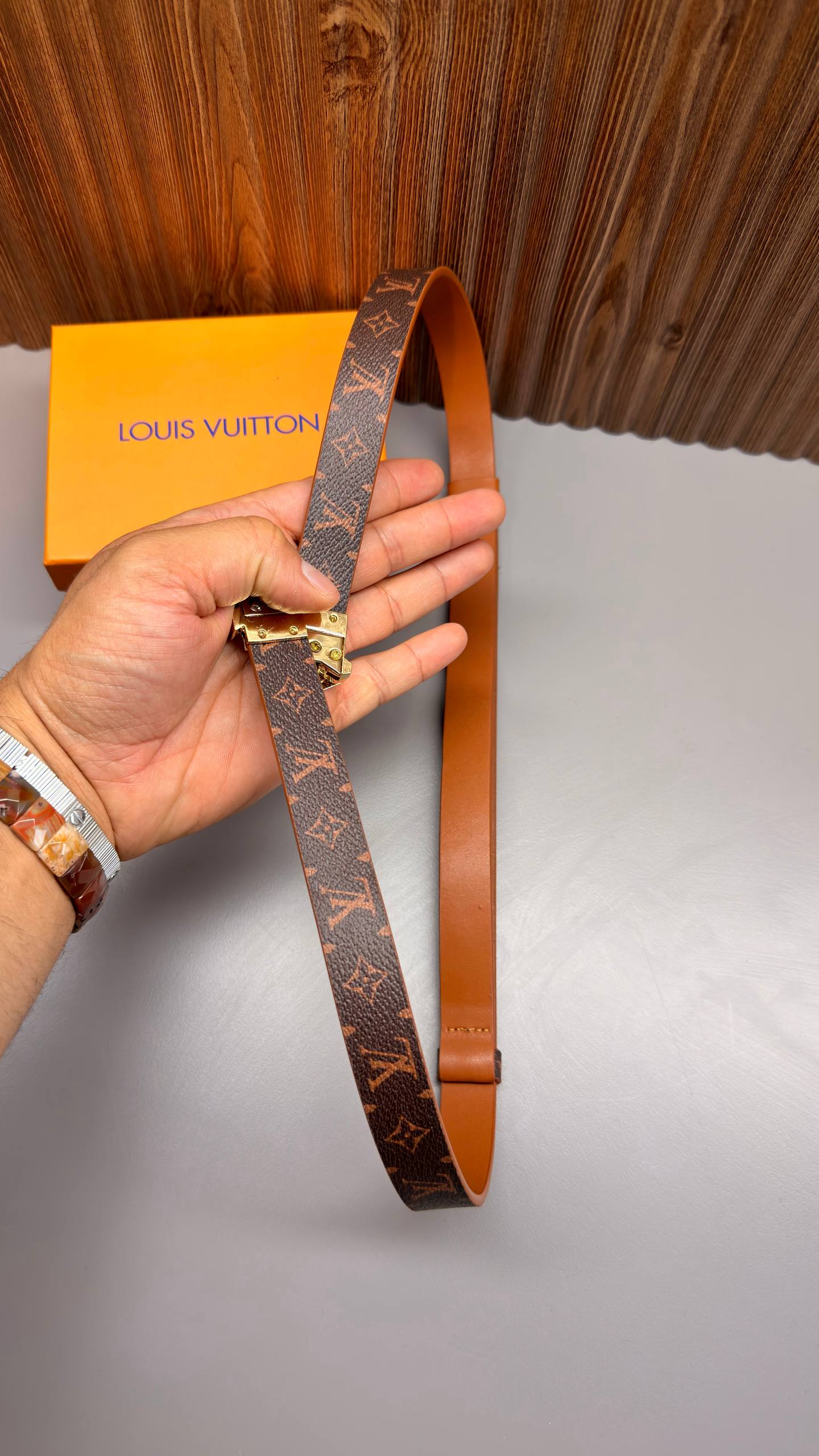 L - Leather Imported Belt