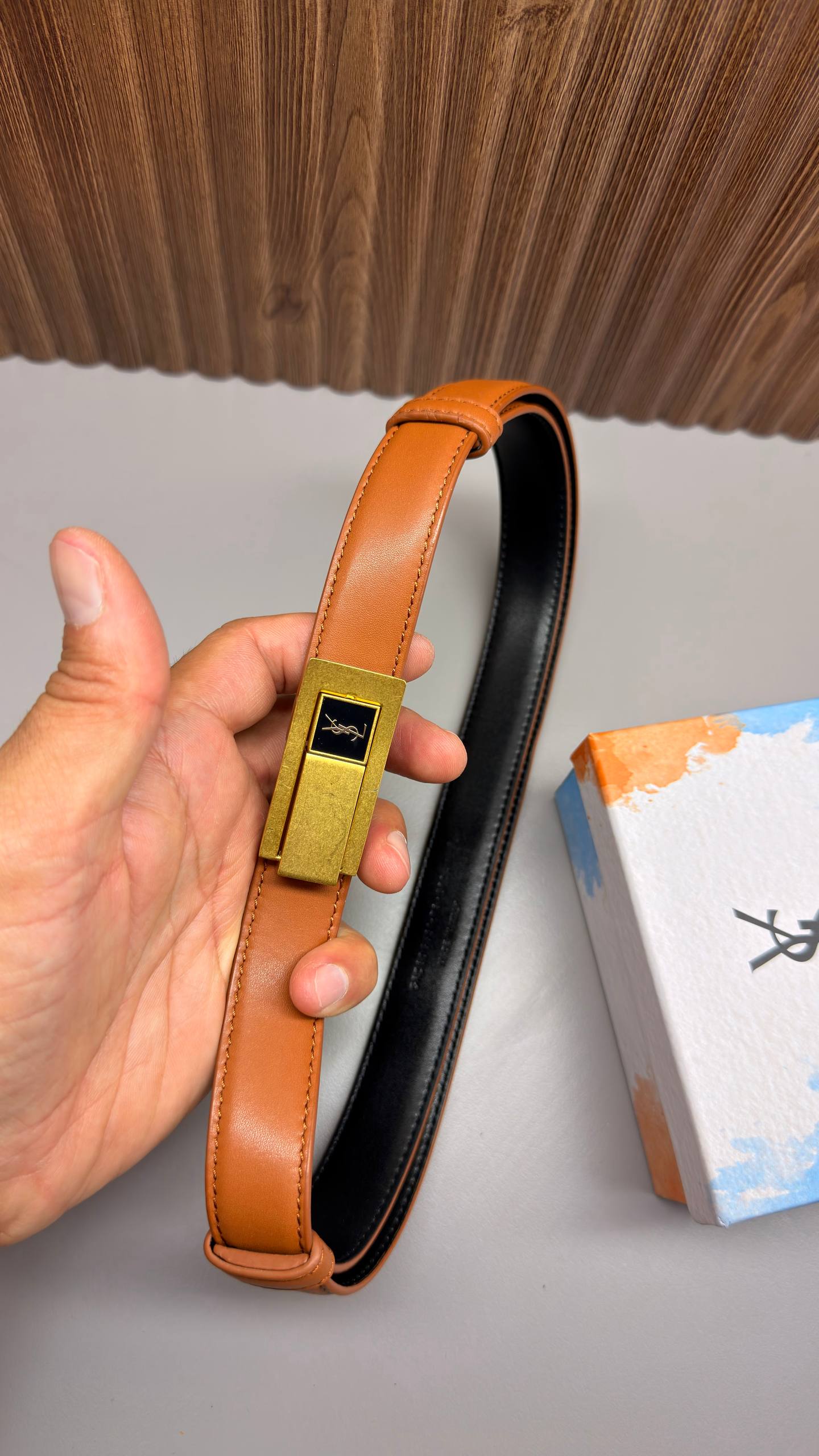 YS - Leather Imported Belt