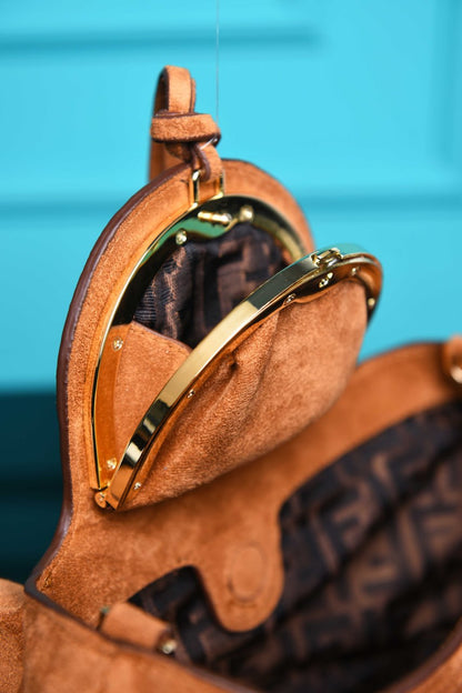 FD - Spy Medium Bag in Suede