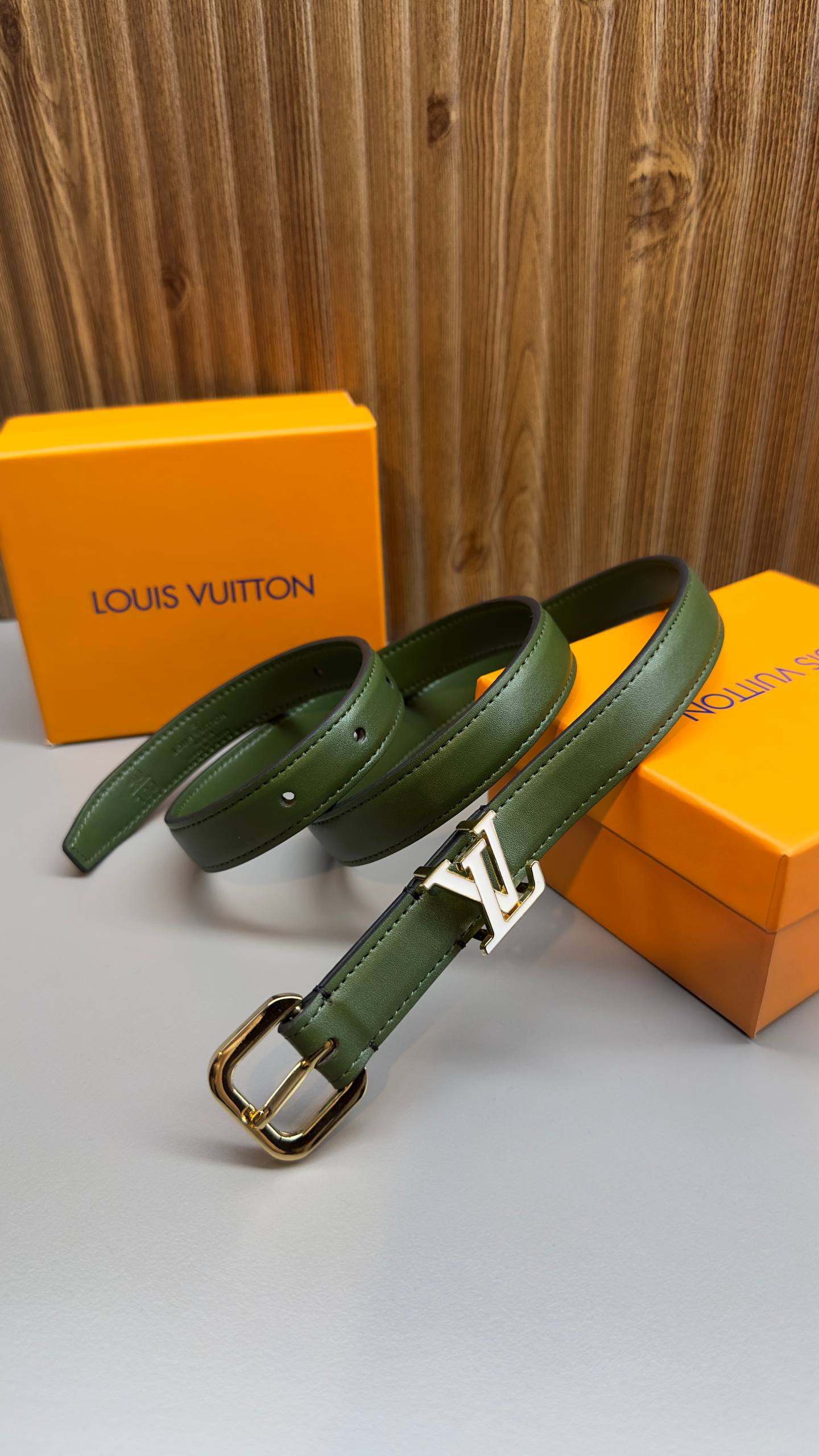 L - Leather Imported Belt