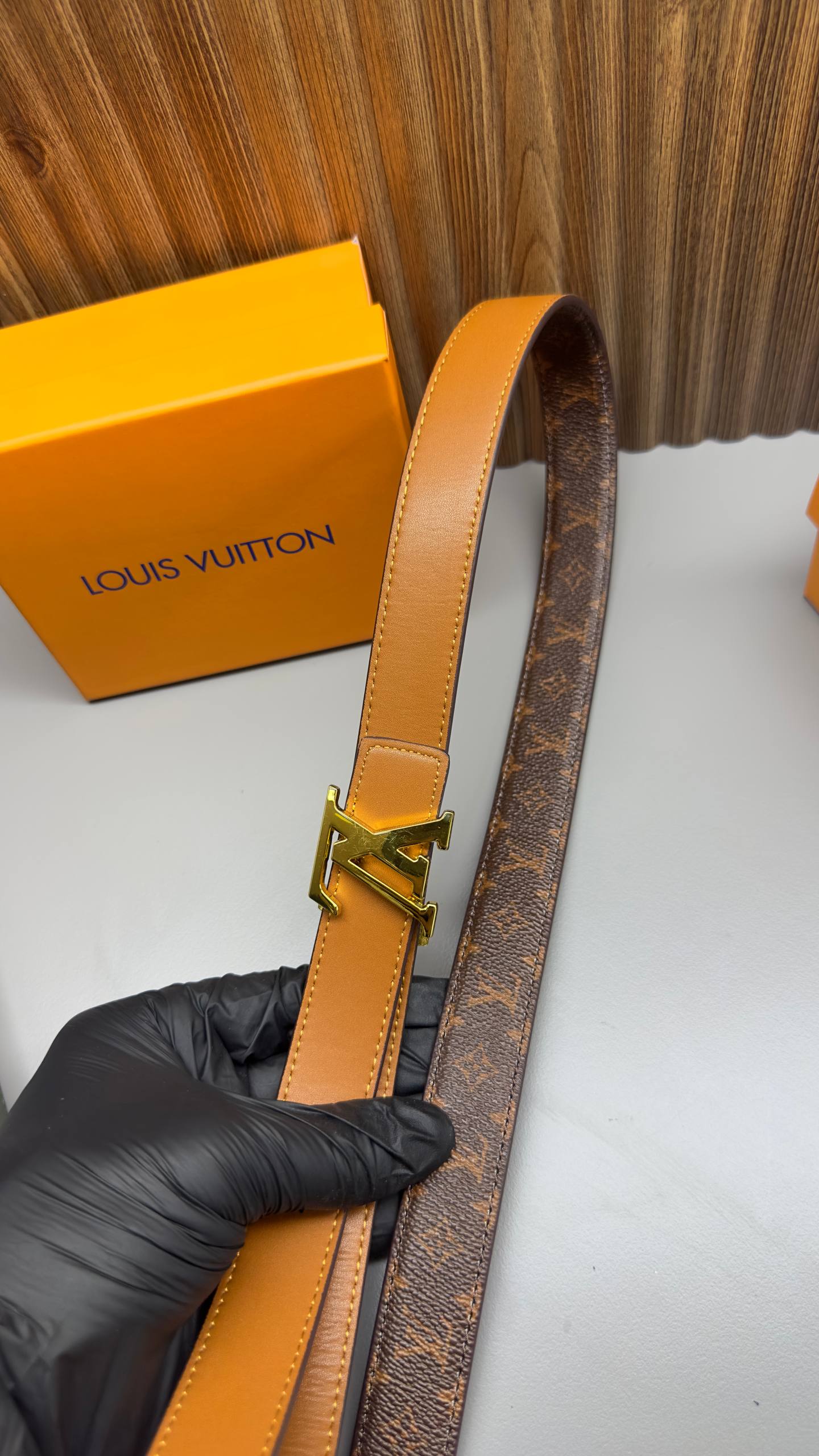 L - Leather Imported Belt