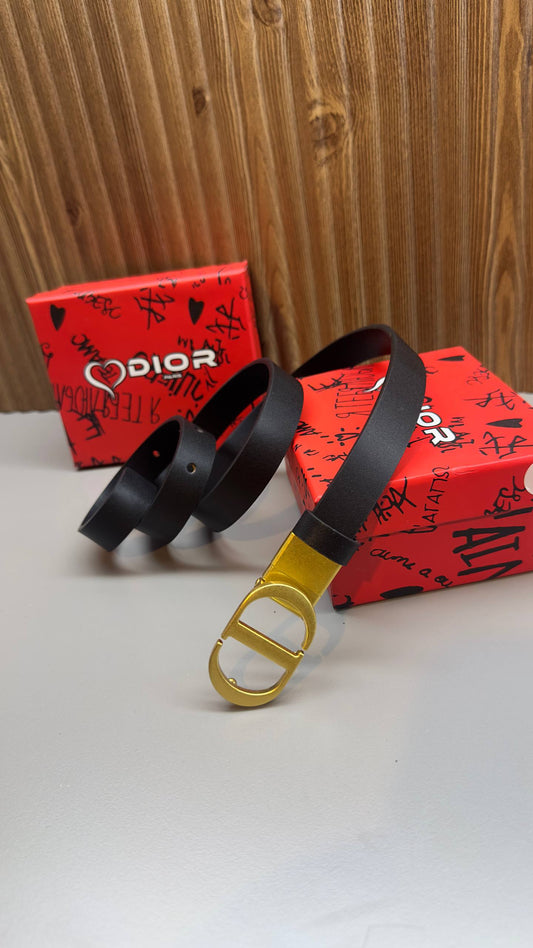 C-D - Leather Imported Belt