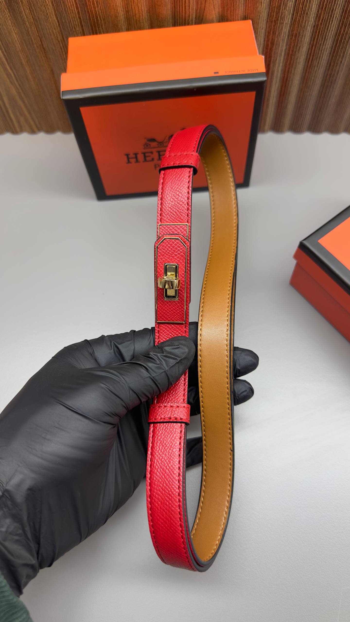 HM - Leather Imported Belt