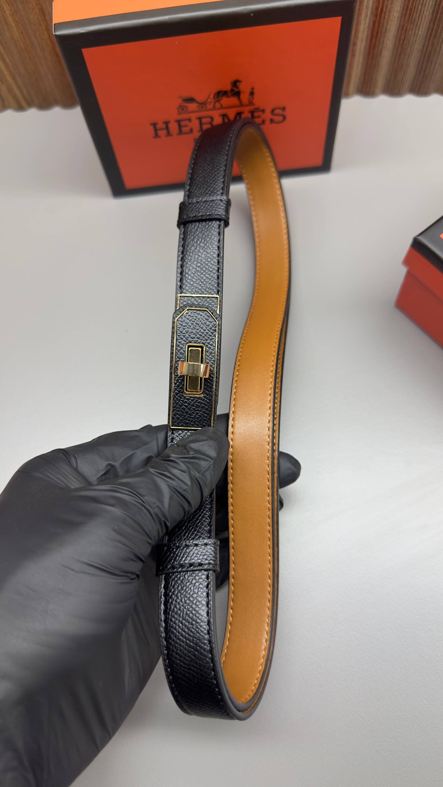 HM - Leather Imported Belt