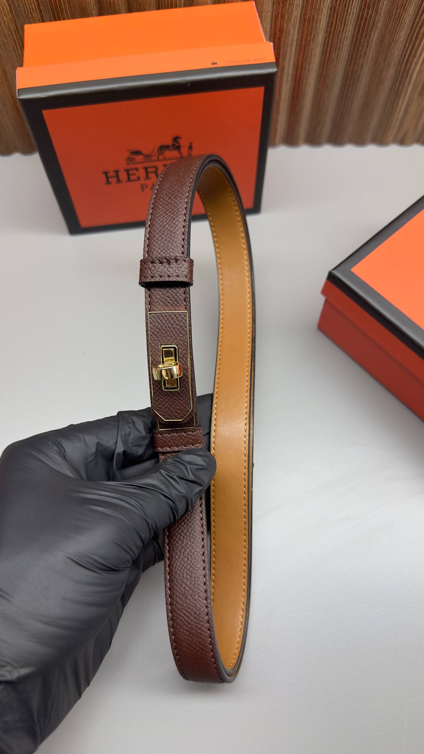 HM - Leather Imported Belt