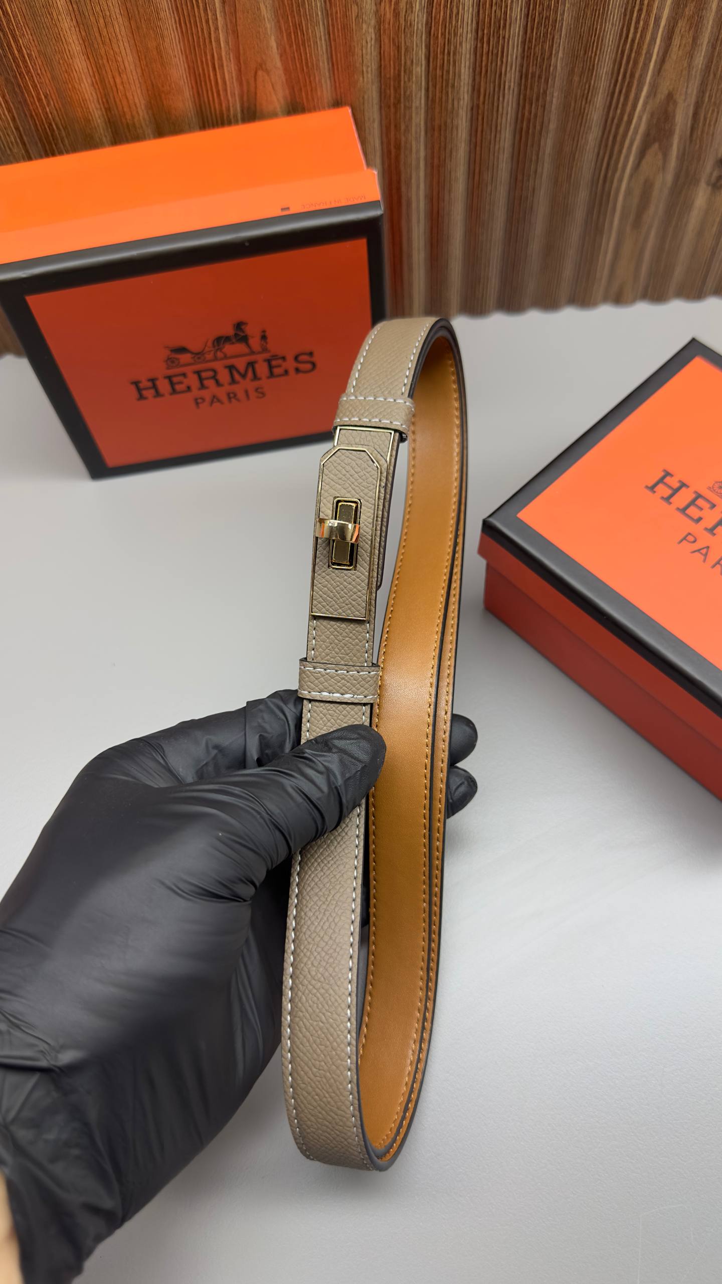 HM - Leather Imported Belt