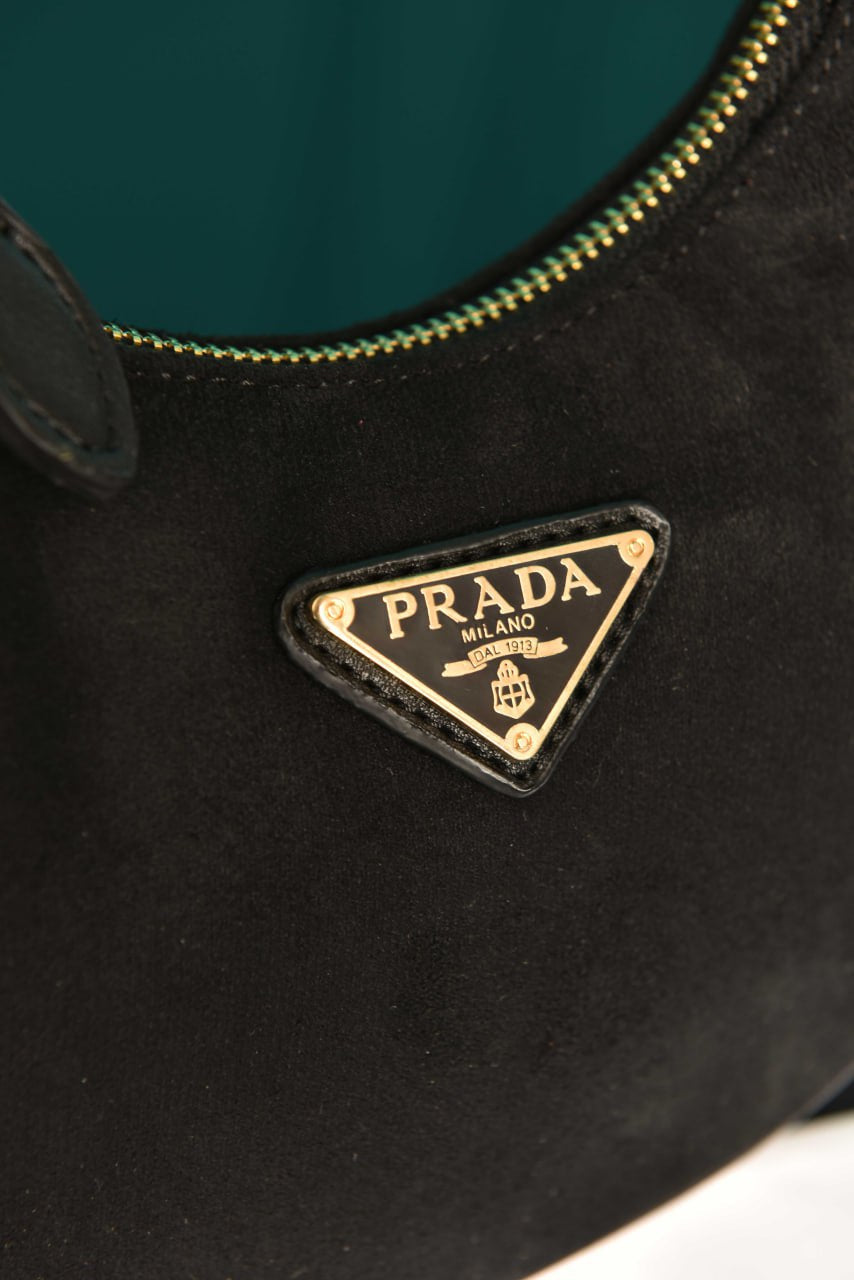 PR - Arque Small Leather Shoulder Bag (Suede)