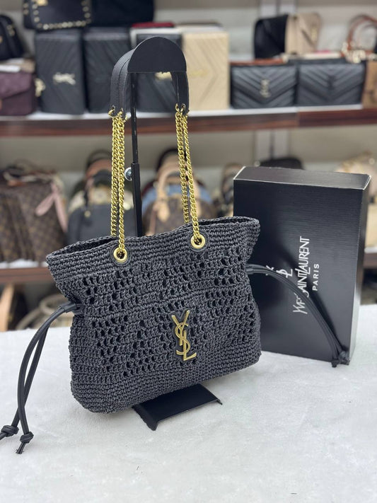 YS - Jamie Rafia mini Bag