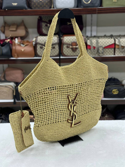 YS - İcare Maxi Rafia Bag
