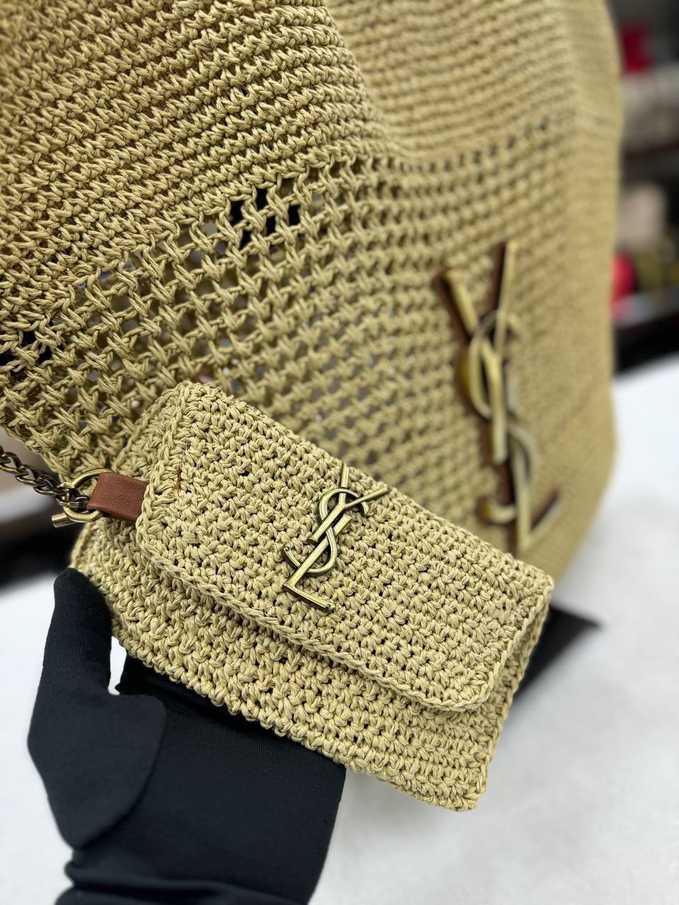 YS - İcare Maxi Rafia Bag