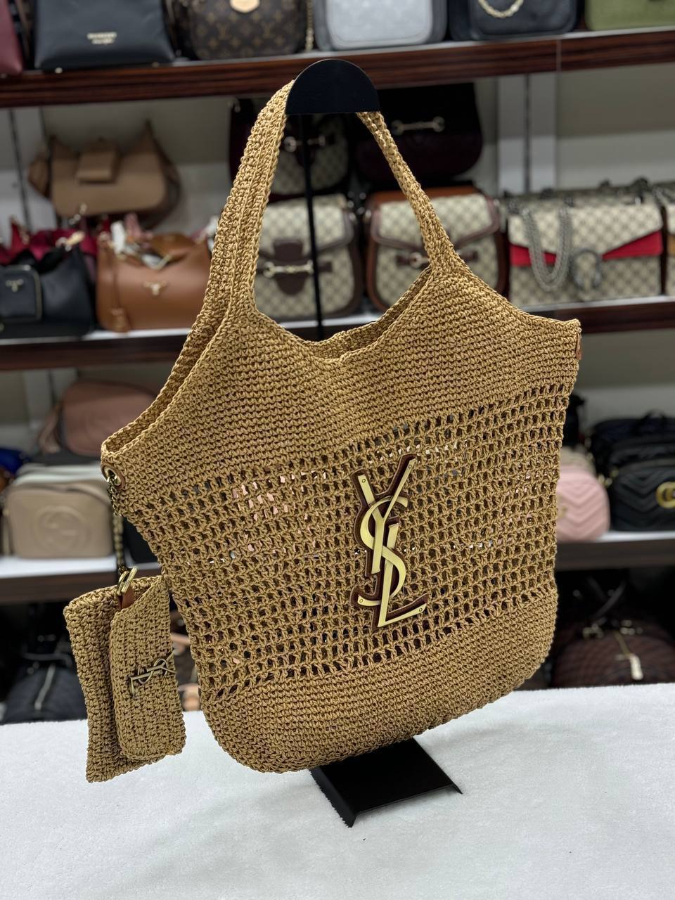 YS - İcare Maxi Rafia Bag