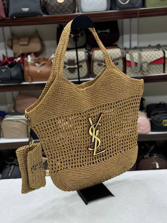 YS - İcare Maxi Rafia Bag