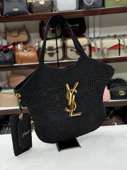 YS - İcare Maxi Rafia Bag